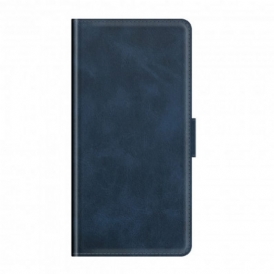 Custodia in pelle Xiaomi Redmi 10 Folio Cover Doppia Patta Classica