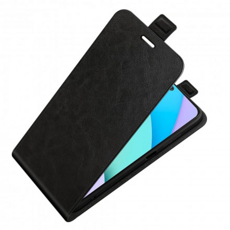 Custodia in pelle Xiaomi Redmi 10 Folio Cover Ribalta Verticale Effetto Pelle