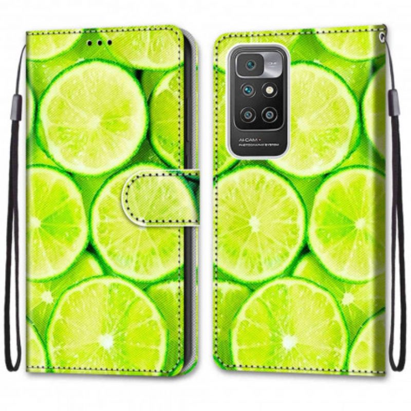 Custodia in pelle Xiaomi Redmi 10 Limes