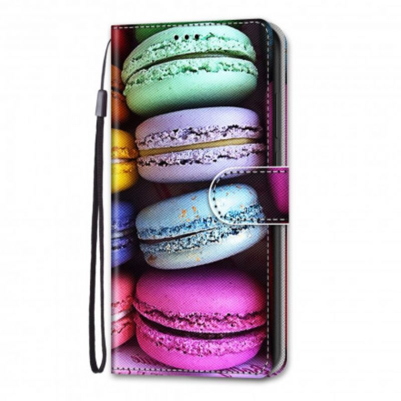 Custodia in pelle Xiaomi Redmi 10 Macarons