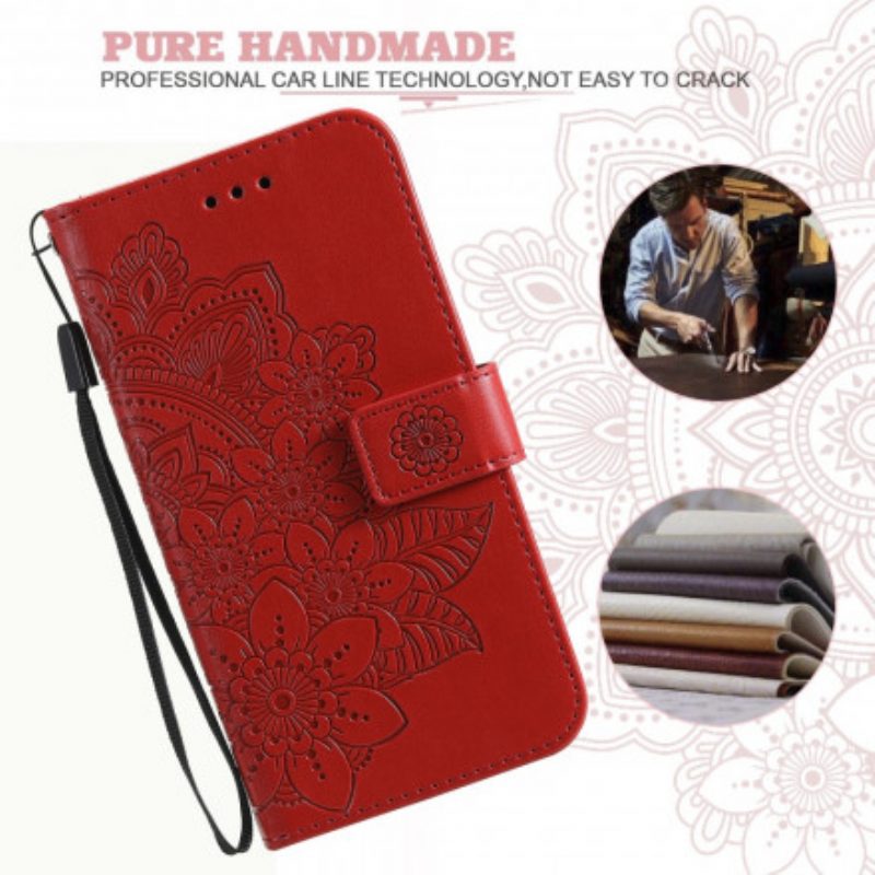 Custodia in pelle Xiaomi Redmi 10 Mandala