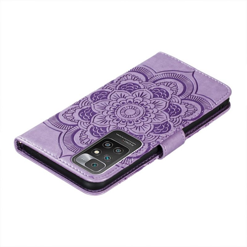 Custodia in pelle Xiaomi Redmi 10 Mandala Completo