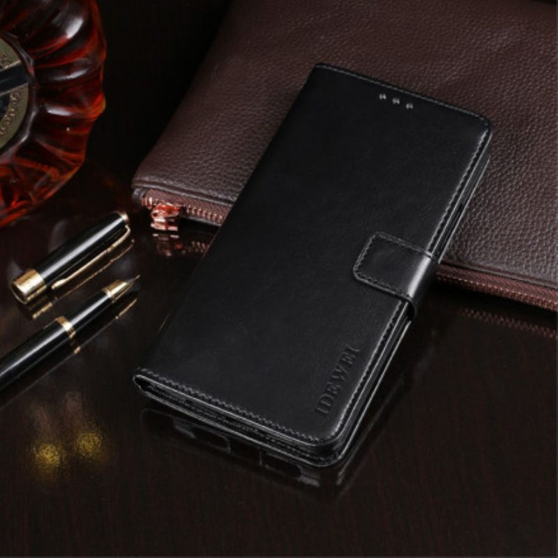 Custodia in pelle Xiaomi Redmi 10 Similpelle Idewei