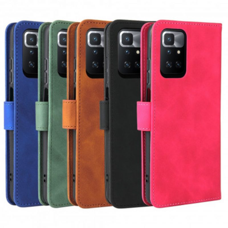 Custodia in pelle Xiaomi Redmi 10 Tocco Di Pelle