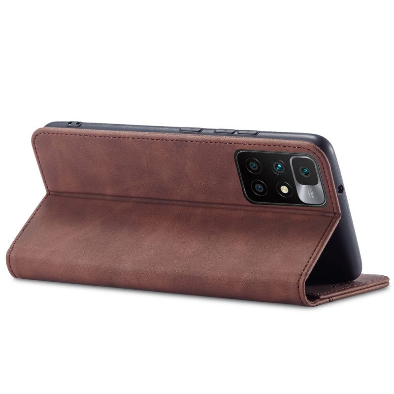 Folio Cover Xiaomi Redmi 10 Custodia in pelle Alta Moda Per La Pelle