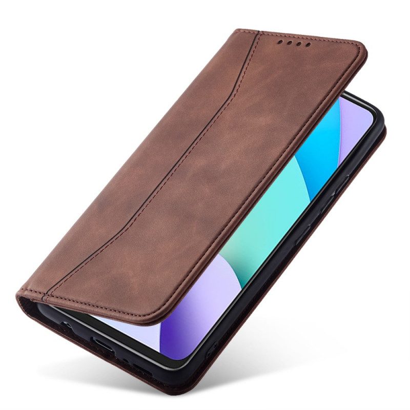 Folio Cover Xiaomi Redmi 10 Custodia in pelle Alta Moda Per La Pelle