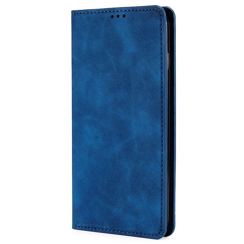 Folio Cover Xiaomi Redmi 10 Custodia in pelle Design Skin-touch