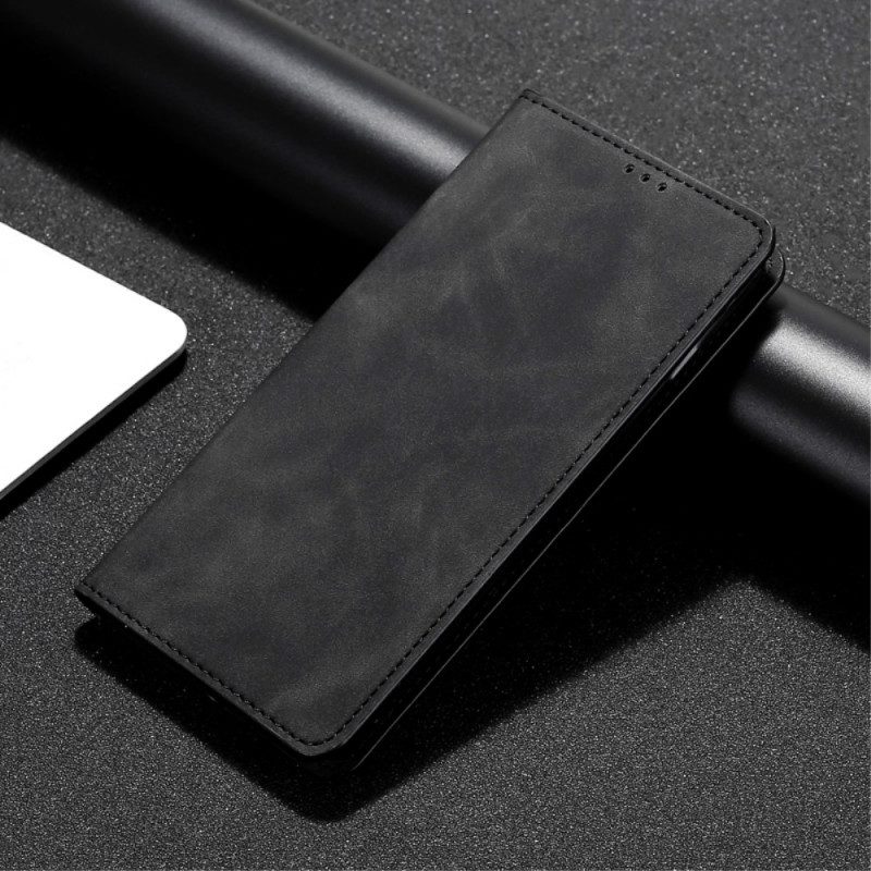 Folio Cover Xiaomi Redmi 10 Custodia in pelle Design Skin-touch