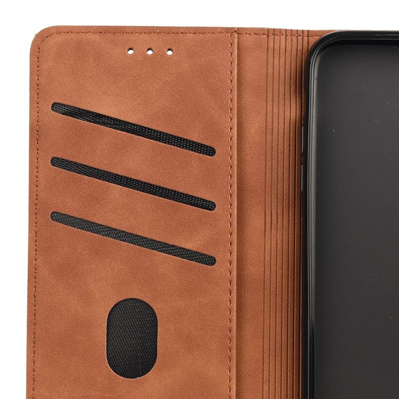 Folio Cover Xiaomi Redmi 10 Custodia in pelle Effetto Pelle Business Bicolore