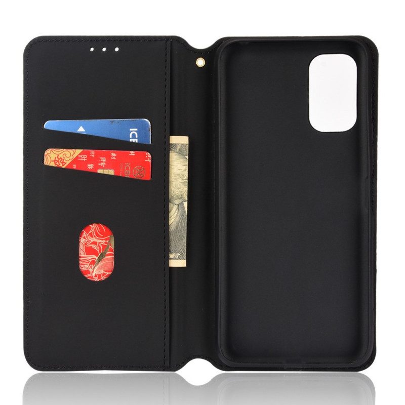 Folio Cover Xiaomi Redmi 10 Custodia in pelle Effetto Pelle Diamante