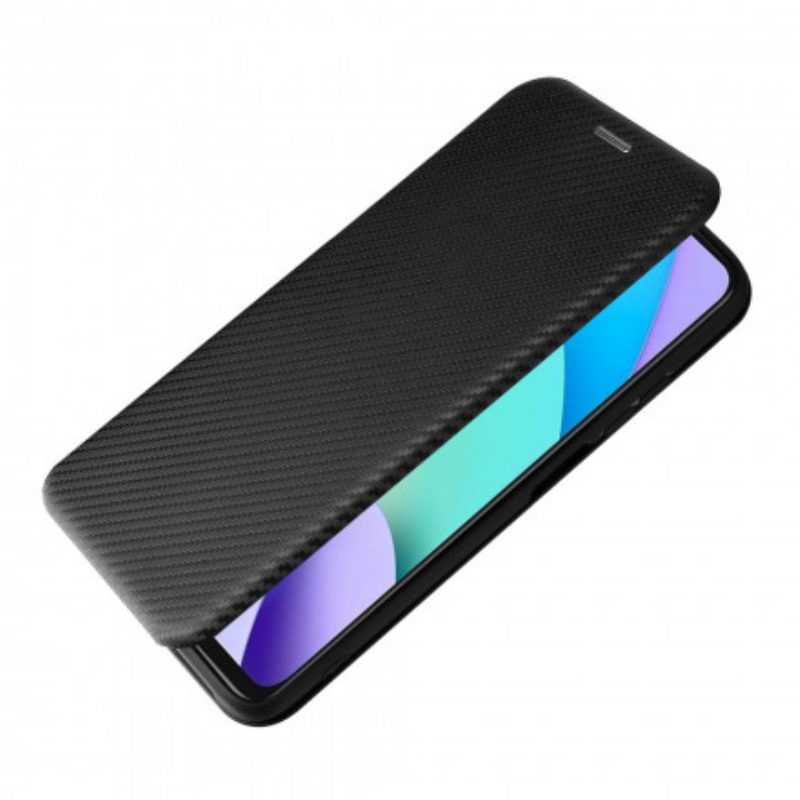 Folio Cover Xiaomi Redmi 10 Custodia in pelle Silicone Colorato Al Carbonio