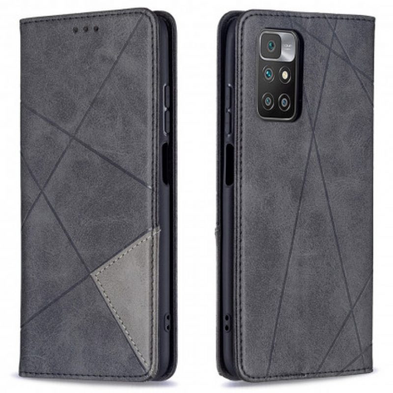 Folio Cover Xiaomi Redmi 10 Custodia in pelle Stile D'artista