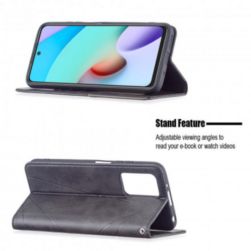 Folio Cover Xiaomi Redmi 10 Custodia in pelle Stile D'artista