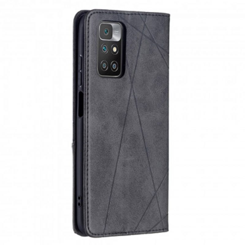 Folio Cover Xiaomi Redmi 10 Custodia in pelle Stile D'artista