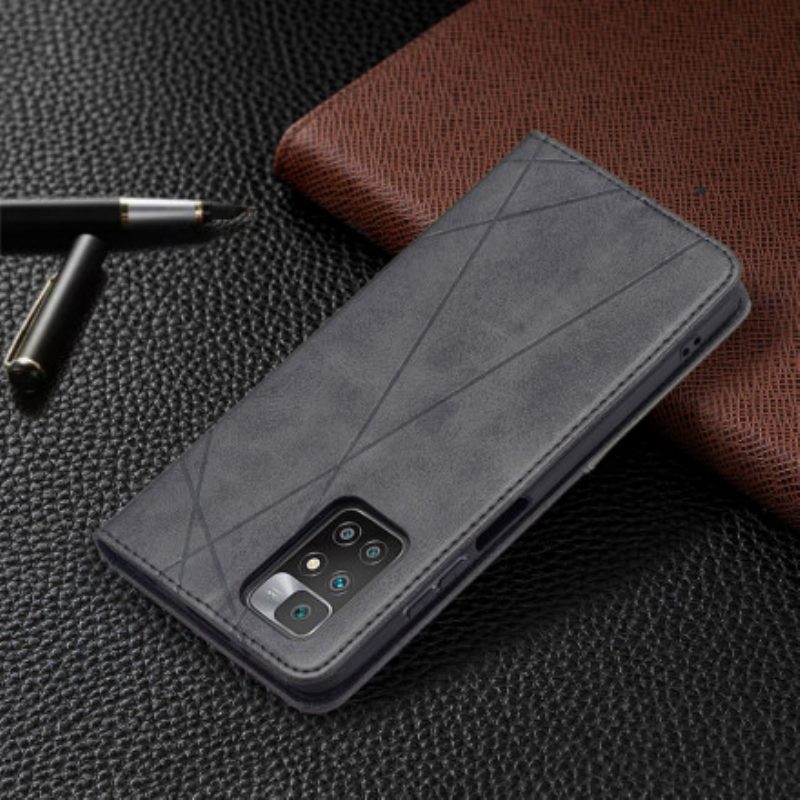 Folio Cover Xiaomi Redmi 10 Custodia in pelle Stile D'artista