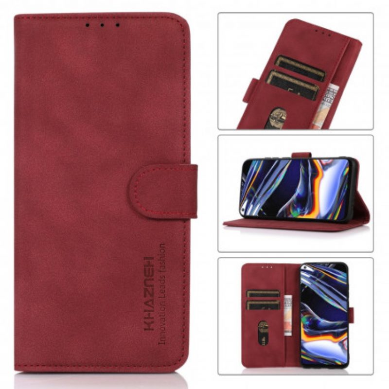 Folio Cover Xiaomi Redmi 10 Khazneh Texture Effetto Pelle