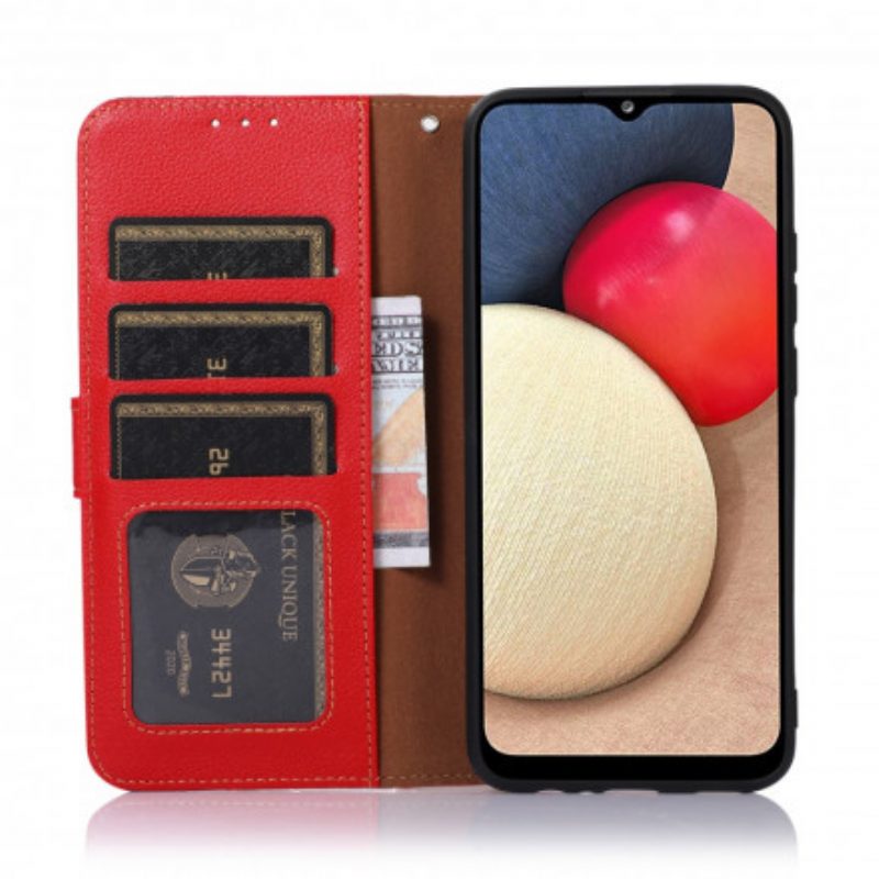 Folio Cover Xiaomi Redmi 10 Lychee Style Rfid Khazneh