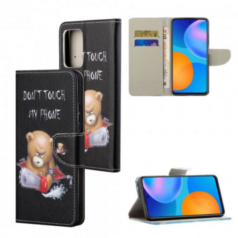 Folio Cover Xiaomi Redmi 10 Orso Pericoloso