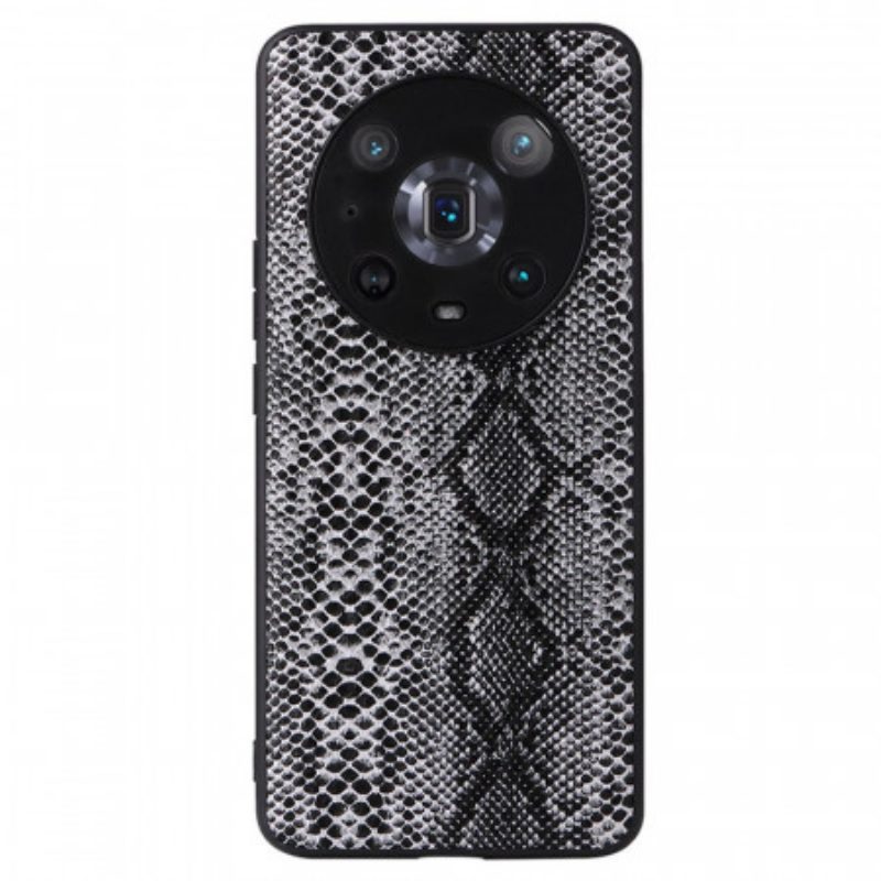 Cover Honor Magic 4 Pro Effetto Pelle Di Serpente