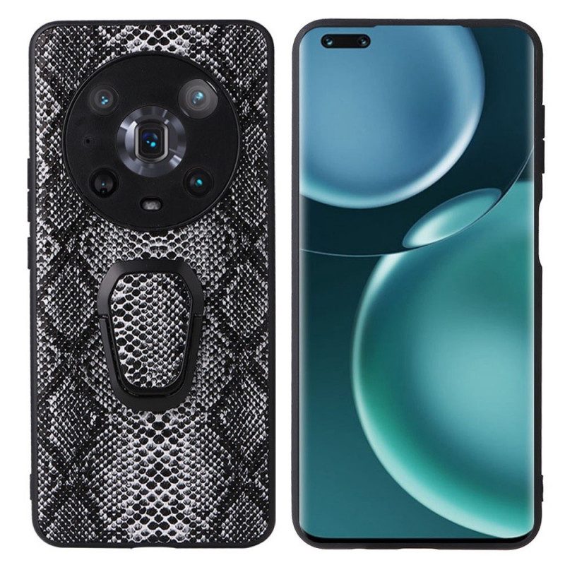 Cover Honor Magic 4 Pro Stile Serpente Con Anello Di Supporto