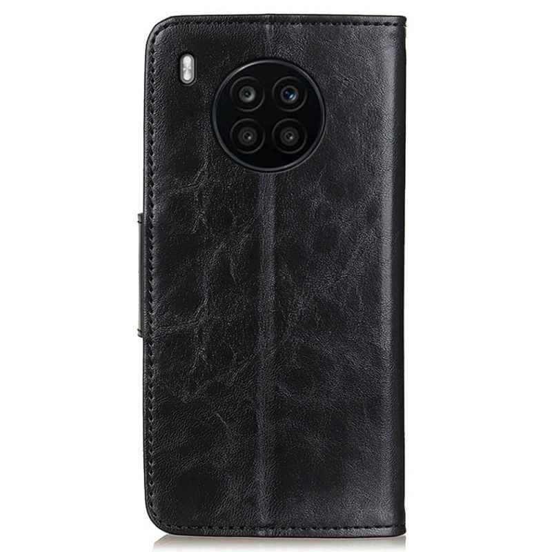 Custodia in pelle Honor 50 Lite Chiusura Magnetica Reversibile