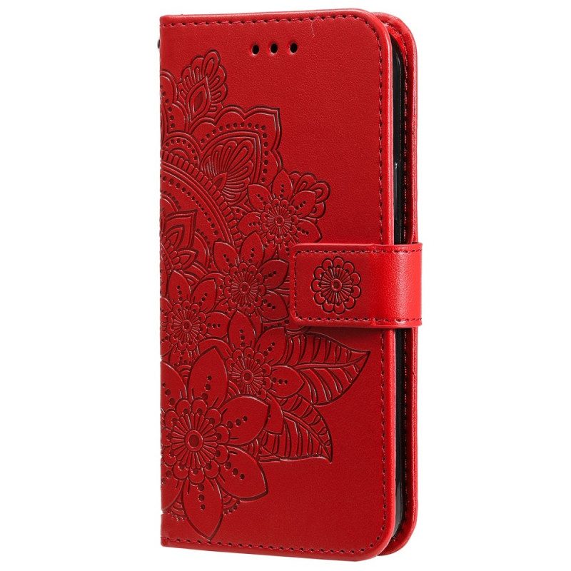 Custodia in pelle Honor 50 Lite Mandala