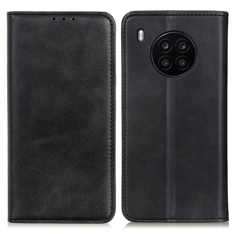 Folio Cover Honor 50 Lite Custodia in pelle Pelle Crosta Eleganza