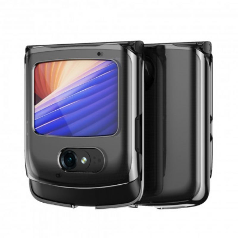 Cover Motorola Razr 5G Bordi In Stile Metallo