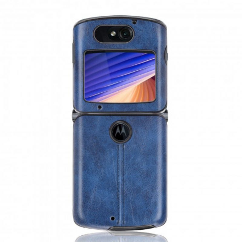 Cover Motorola Razr 5G Cuciture In Ecopelle