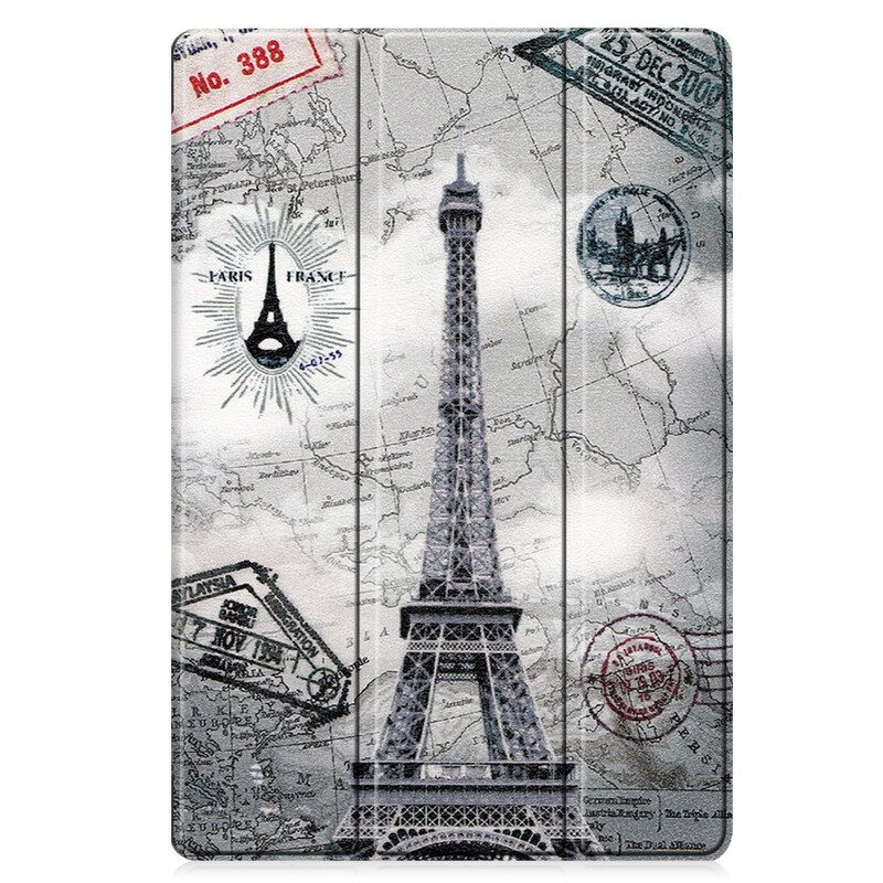 Custodia Samsung Galaxy Tab S7 FE Porta Stilo Torre Eiffel