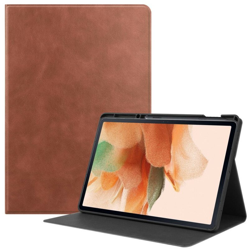 Folio Cover Samsung Galaxy Tab S7 FE Ecopelle Testurizzata