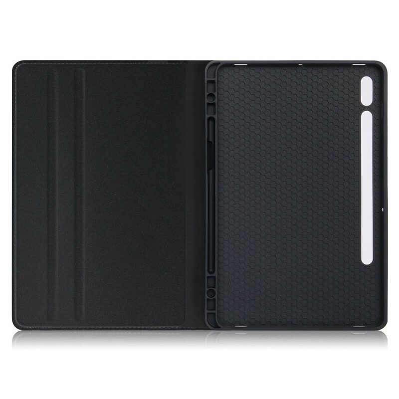 Folio Cover Samsung Galaxy Tab S7 FE Effetto Pelle Da Lavoro