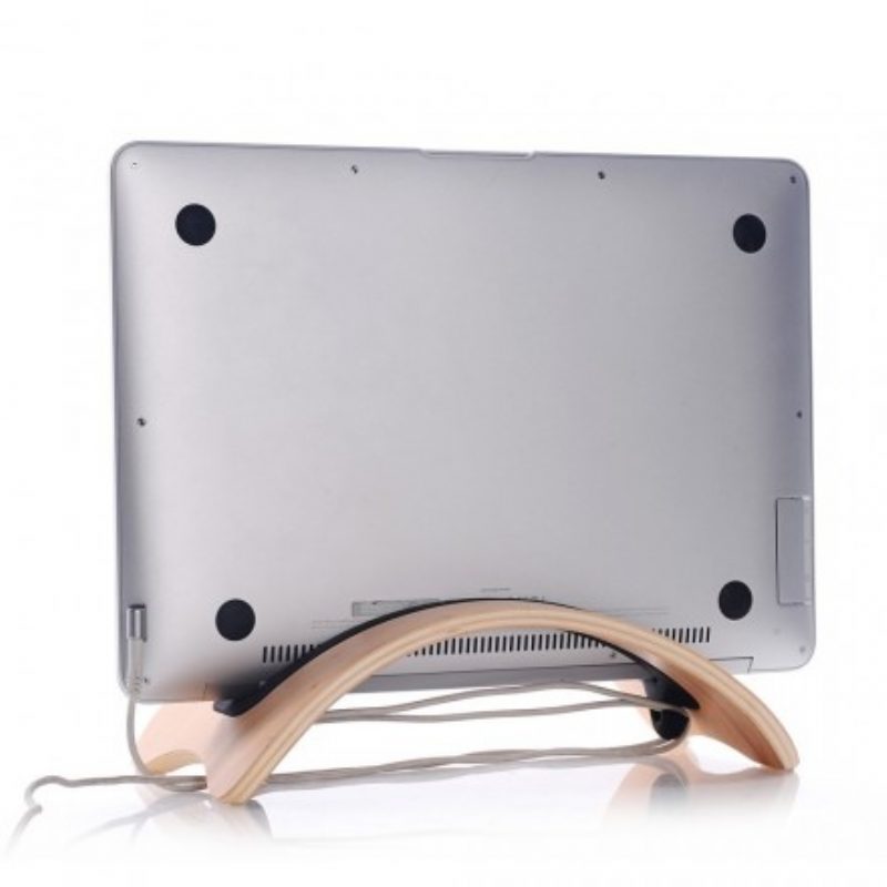 Supporto Bookarc In Legno Naturale Per Macbook