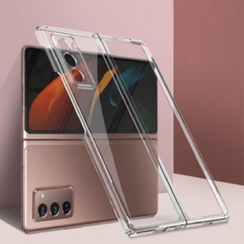Cover Samsung Galaxy Z Fold 2 Bordi Metallici Trasparenti Gkk