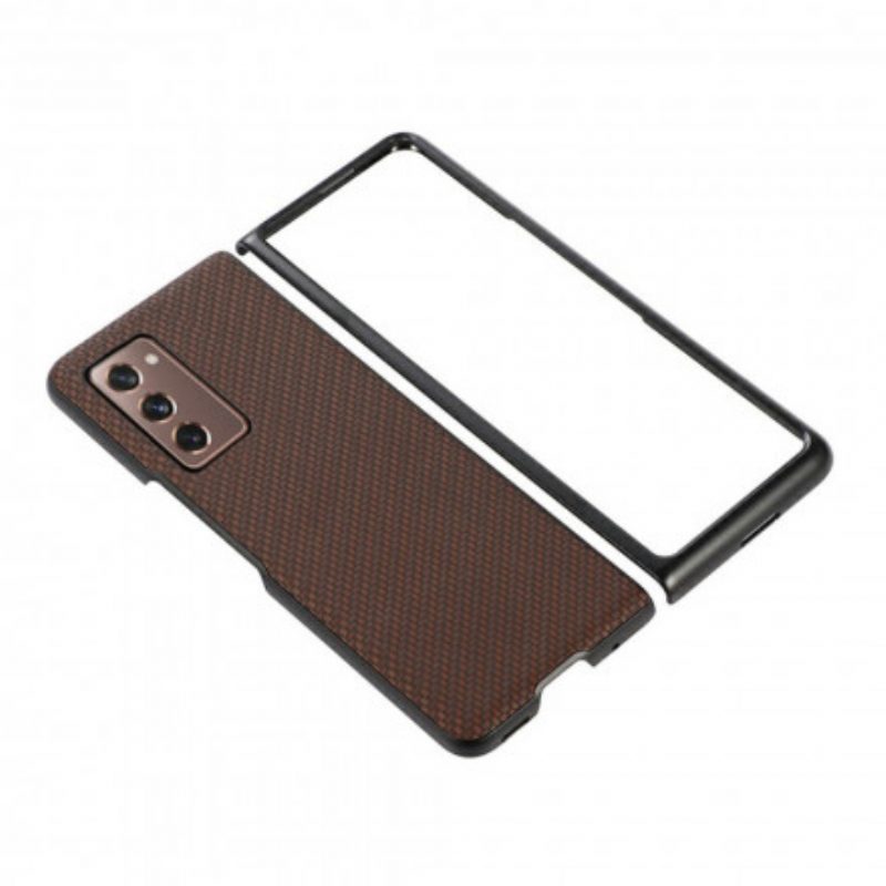 Cover Samsung Galaxy Z Fold 2 Colore Fibra Di Carbonio