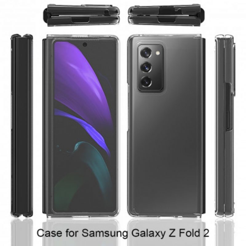 Cover Samsung Galaxy Z Fold 2 Ibrido Trasparente