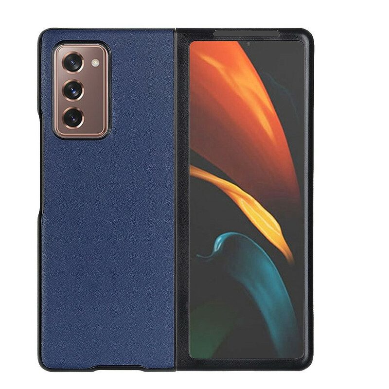 Cover Samsung Galaxy Z Fold 2 Pelle Ibrida E Genuina