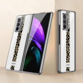 Cover Samsung Galaxy Z Fold 2 Vetro Temperato Leopardo Gkk
