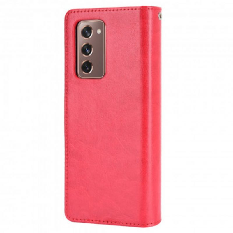 Custodia in pelle Samsung Galaxy Z Fold 2 Ecopelle Appariscente