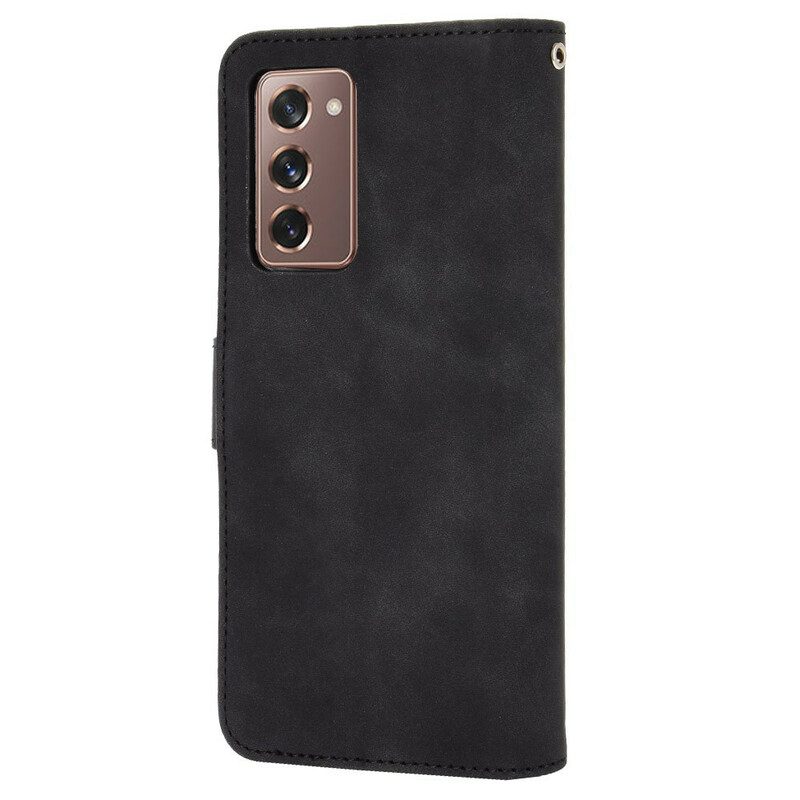 Custodia in pelle Samsung Galaxy Z Fold 2 Tocco Di Pelle