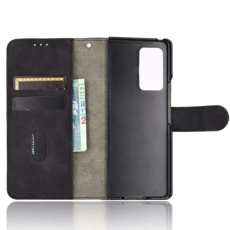 Custodia in pelle Samsung Galaxy Z Fold 2 Tocco Di Pelle