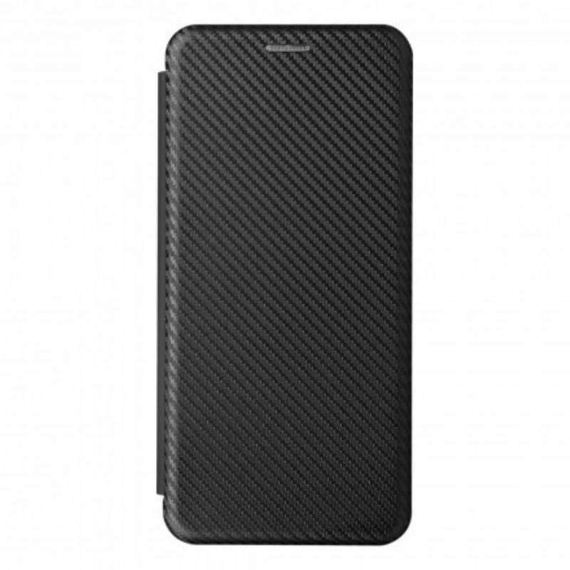 Folio Cover Moto G50 Custodia in pelle Carbonio Siliconico