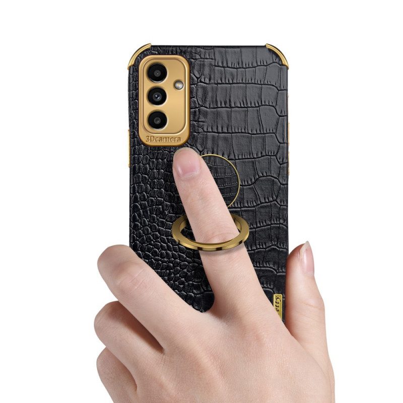 Cover Samsung Galaxy M52 5G Anello Coccodrillo