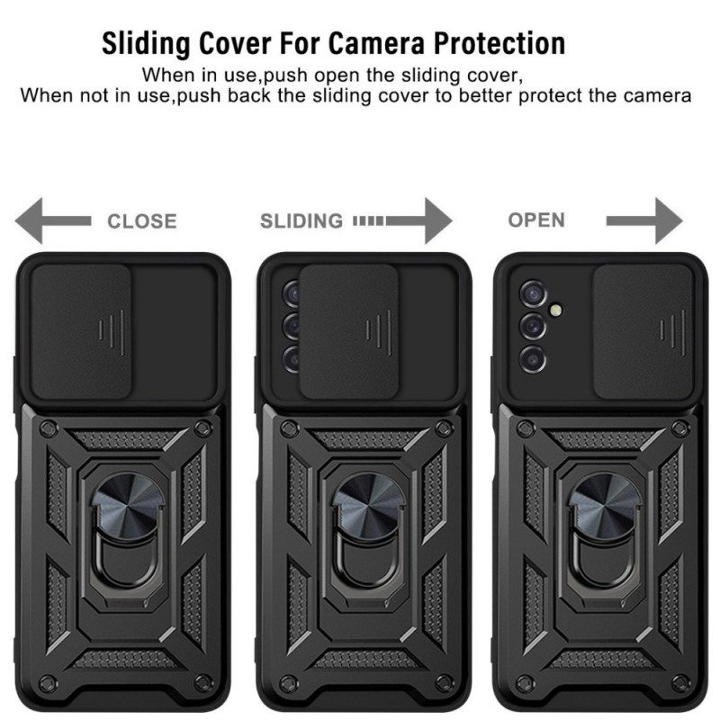 Cover Samsung Galaxy M52 5G Anello Protettore