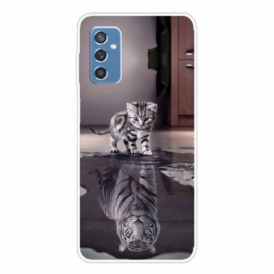 Cover Samsung Galaxy M52 5G Gattino Sognante