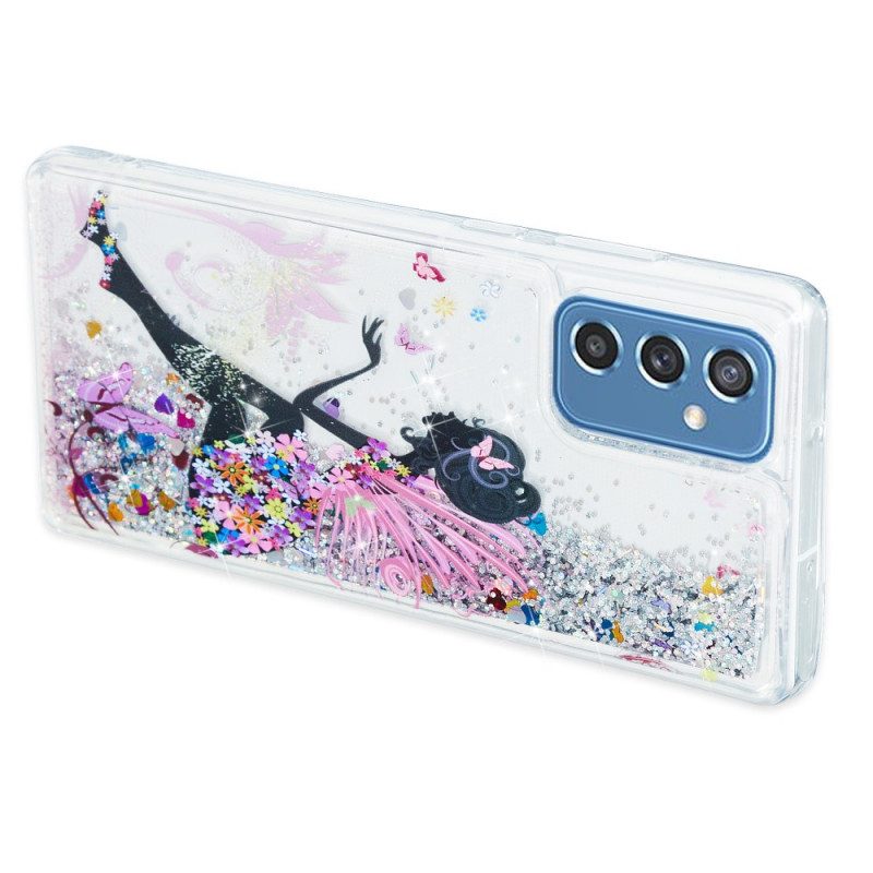 Cover Samsung Galaxy M52 5G Principessa Paillettes