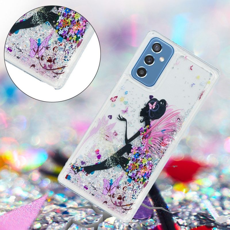 Cover Samsung Galaxy M52 5G Principessa Paillettes