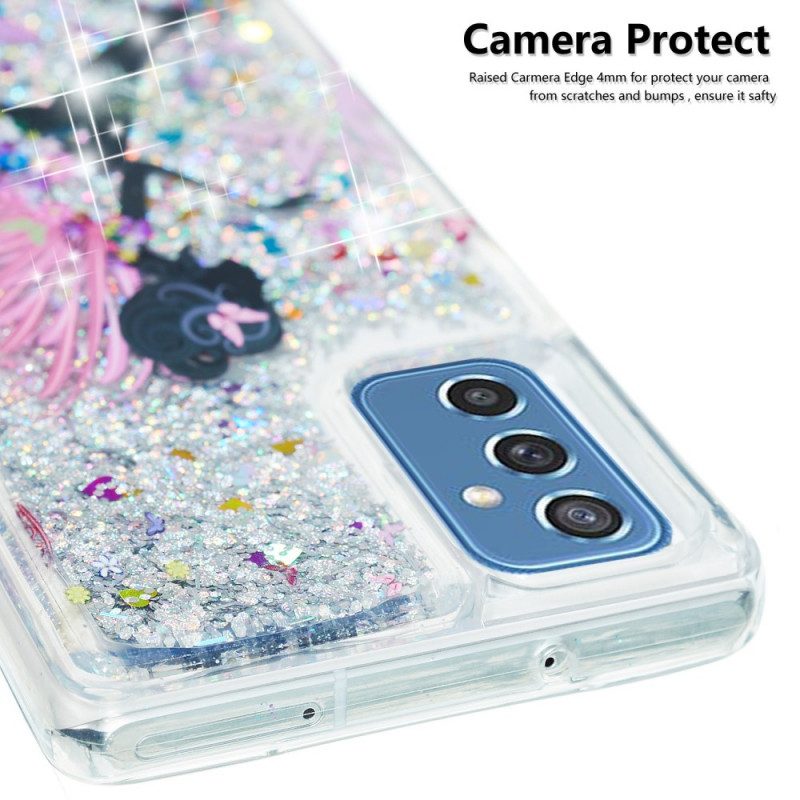 Cover Samsung Galaxy M52 5G Principessa Paillettes