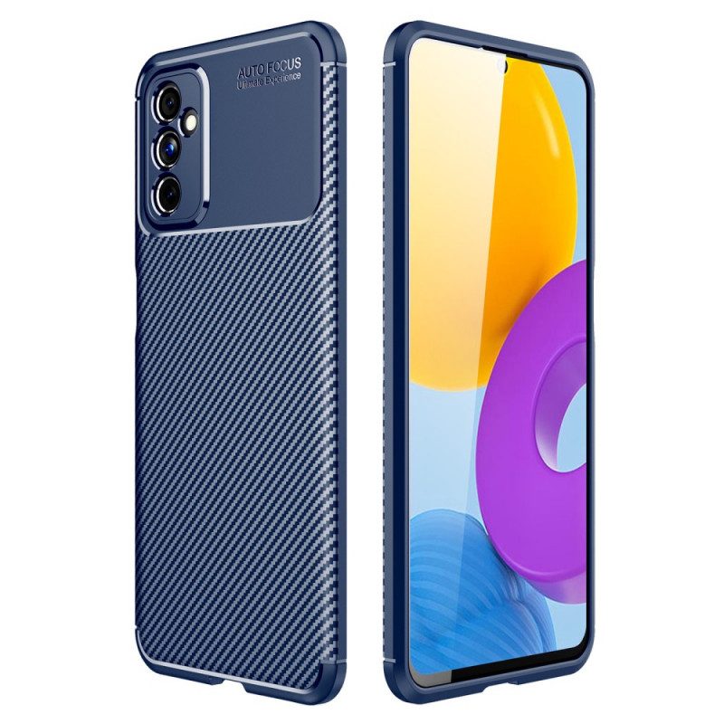 Cover Samsung Galaxy M52 5G Struttura Flessibile In Fibra Di Carbonio