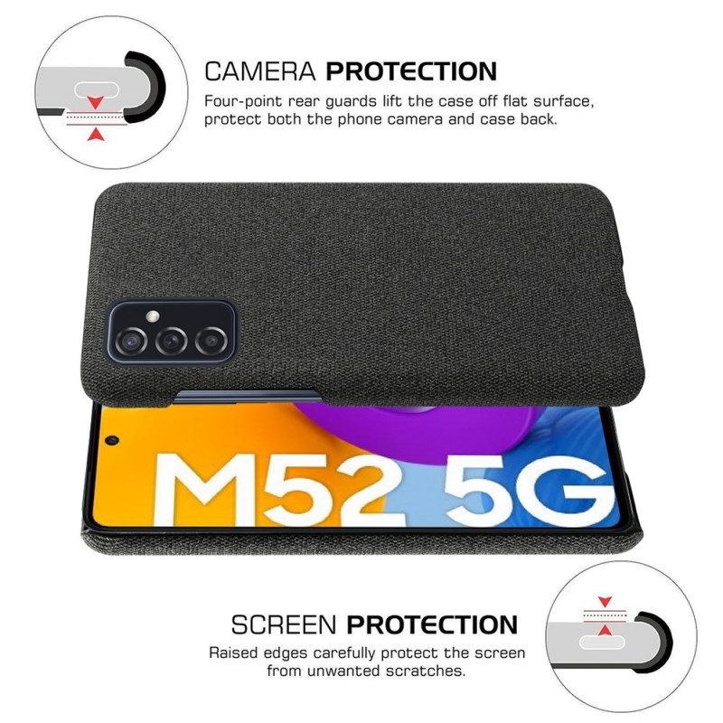 Cover Samsung Galaxy M52 5G Tessuto Ksq